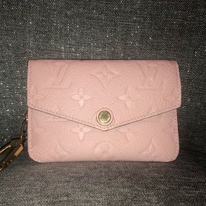 Authentic Louis Vuitton Empreinte Key Pouch Rose